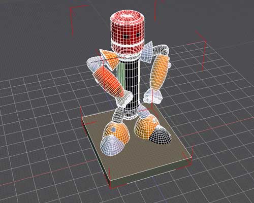 3Dキャラクター制作見本