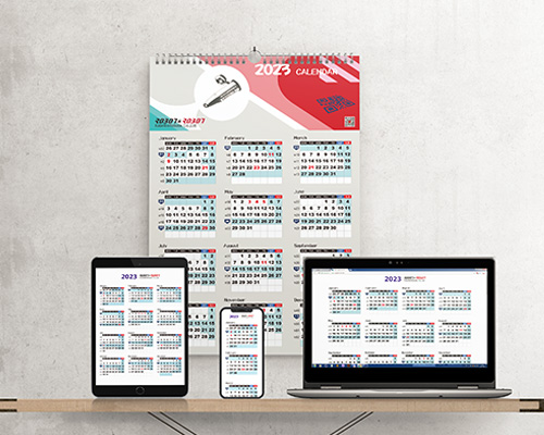 マルチディバイス対応カレンダー制作